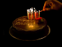 красивый торт со свечами
